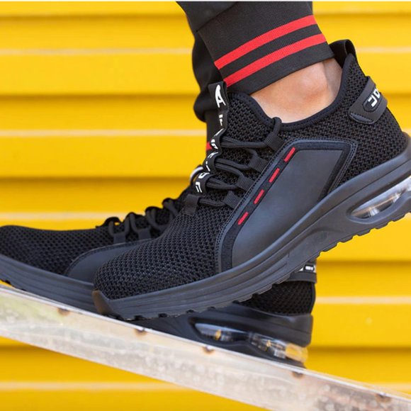 Indestructible Shoe Steel Toe Anti Skid Stab Proof Breathable Safety Sneaker - Picture 12 of 16